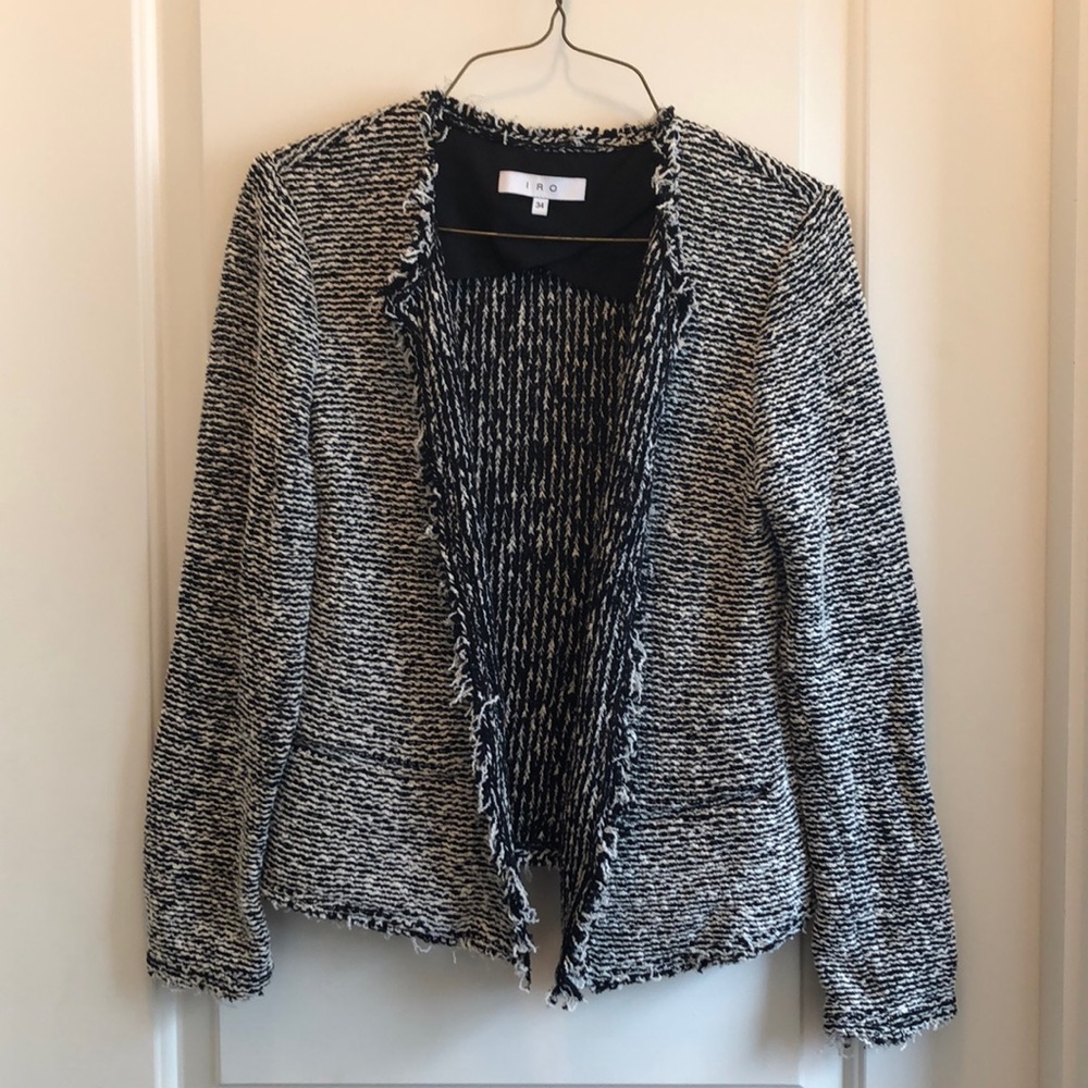 IRO black and white jacket